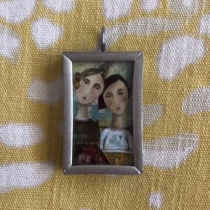 Side by Side Double-Sided Pendant